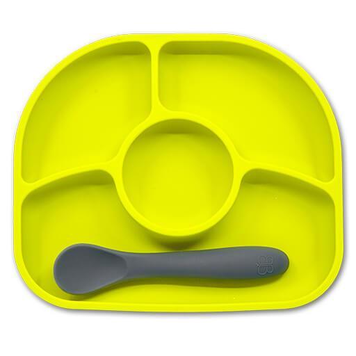 bbluv - Yumi: Silicone Suction Plate and Spoon Set for the Baby