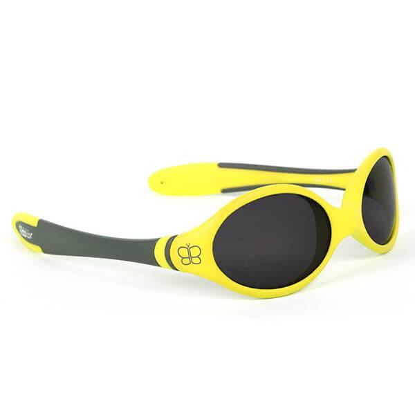 BBLUV Solar: Baby Polarized and Reversible Sunglasses Lime color