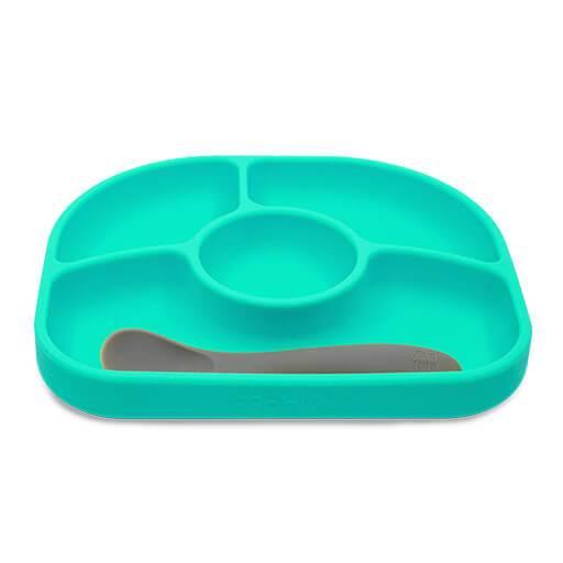 bbluv - Yumi: Silicone Suction Plate and Spoon Set for the Baby