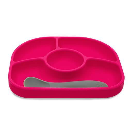 bbluv - Yumi: Silicone Suction Plate and Spoon Set for the Baby