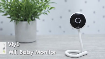 bbluv - Viyu: Smart WIFI Camera Baby monitor HD1080P, 2 Way Talk, mobile APP, Thermo & Humidity Night Vision