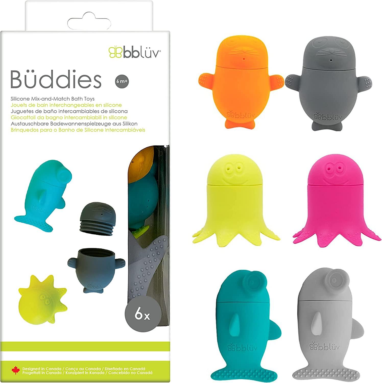 Buddies: Baby Bath Toys Set, Silicone -bblüv - bbluv in Australia