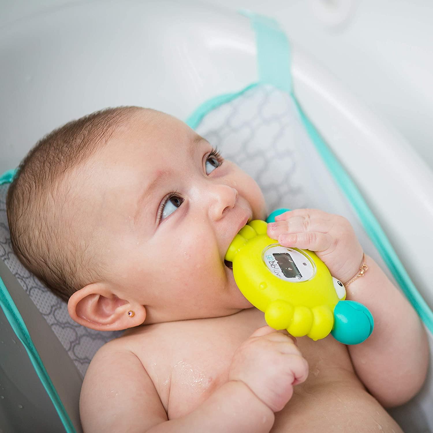 Krab: Bath Water Thermometer And Bath Floating Toy For Baby - bbluv