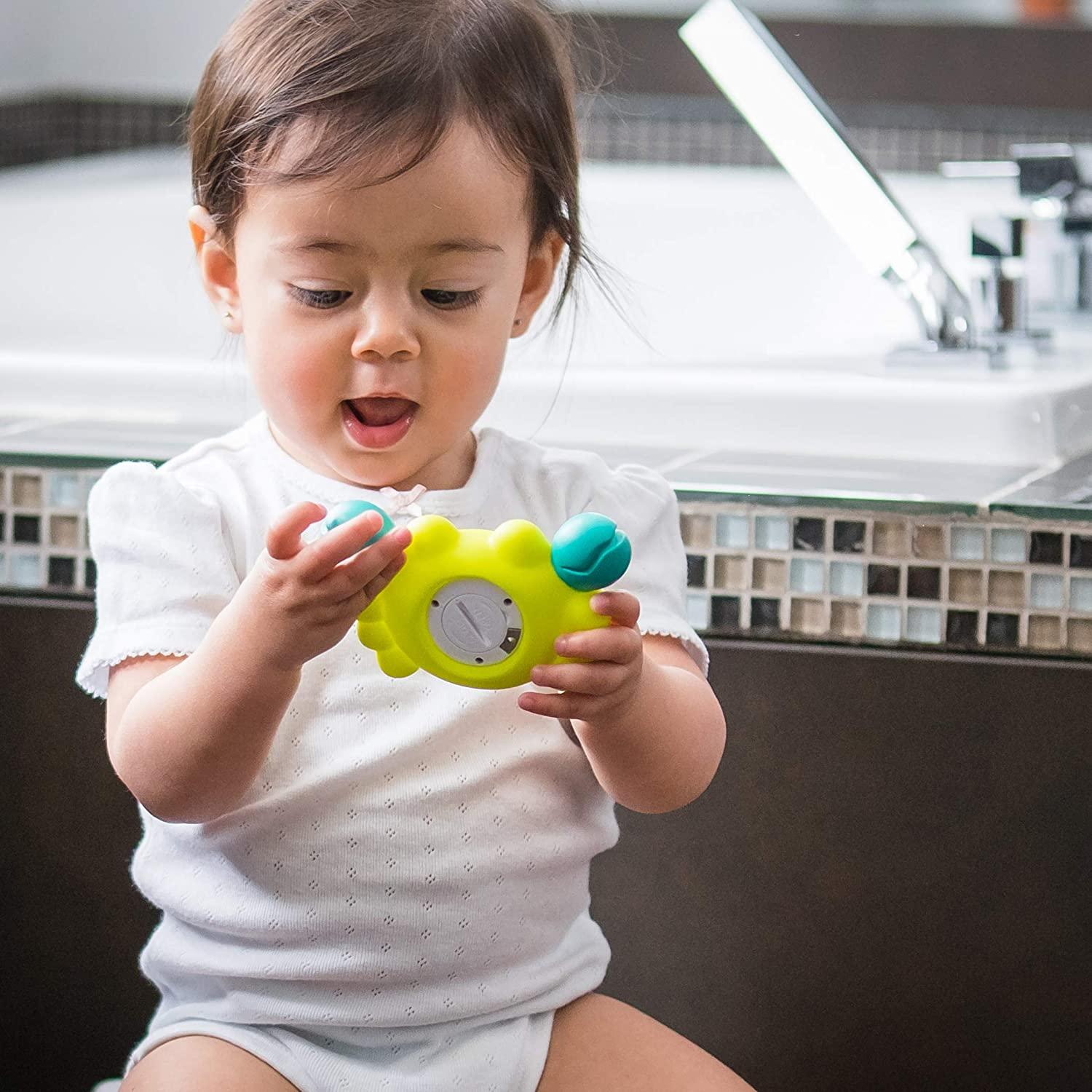 Krab: Bath Water Thermometer And Bath Floating Toy For Baby - bbluv