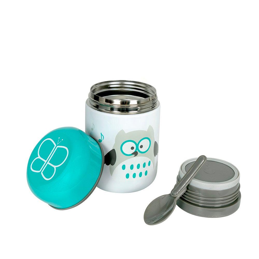 bbluv Food:  The Perfect Thermos Food Jar for Baby, Stainless Steel Insulated Food Container, Aqua color - bbluv Australia