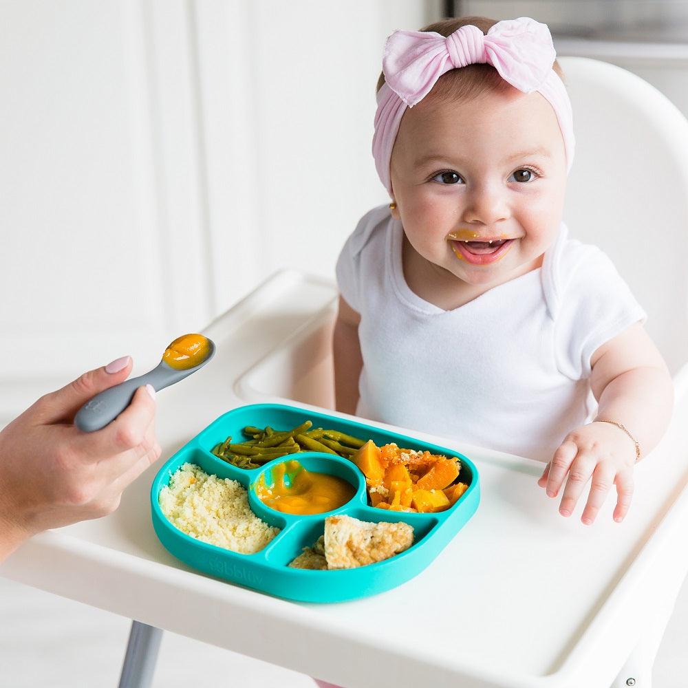 Yumi: Silicone Suction Plate and Spoon Set for the Baby - BBLUV AUSTRALIA