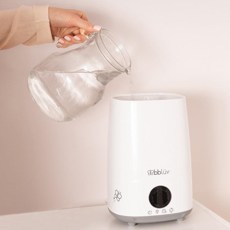 Umidö: Humidifier & AirPurifier 4-in-1, 4L Capacity Ultrasonic Cool Mist Aroma Essential Oil Diffuser - bbluv