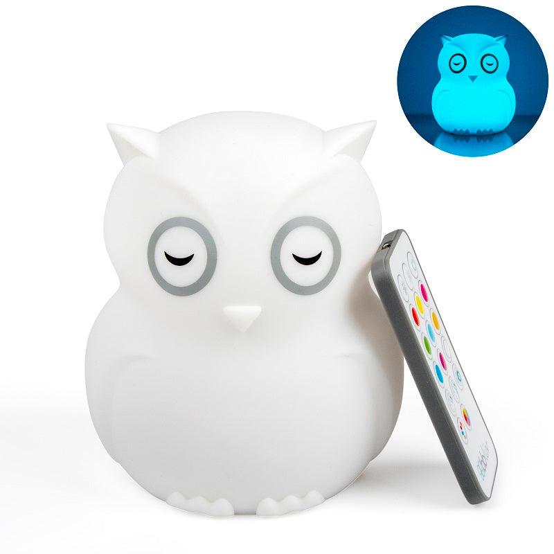 Hibu: Portable Night Light For Baby, Silicone Skin, Color Change, Remote Control - bbluv - bbluv in Australia