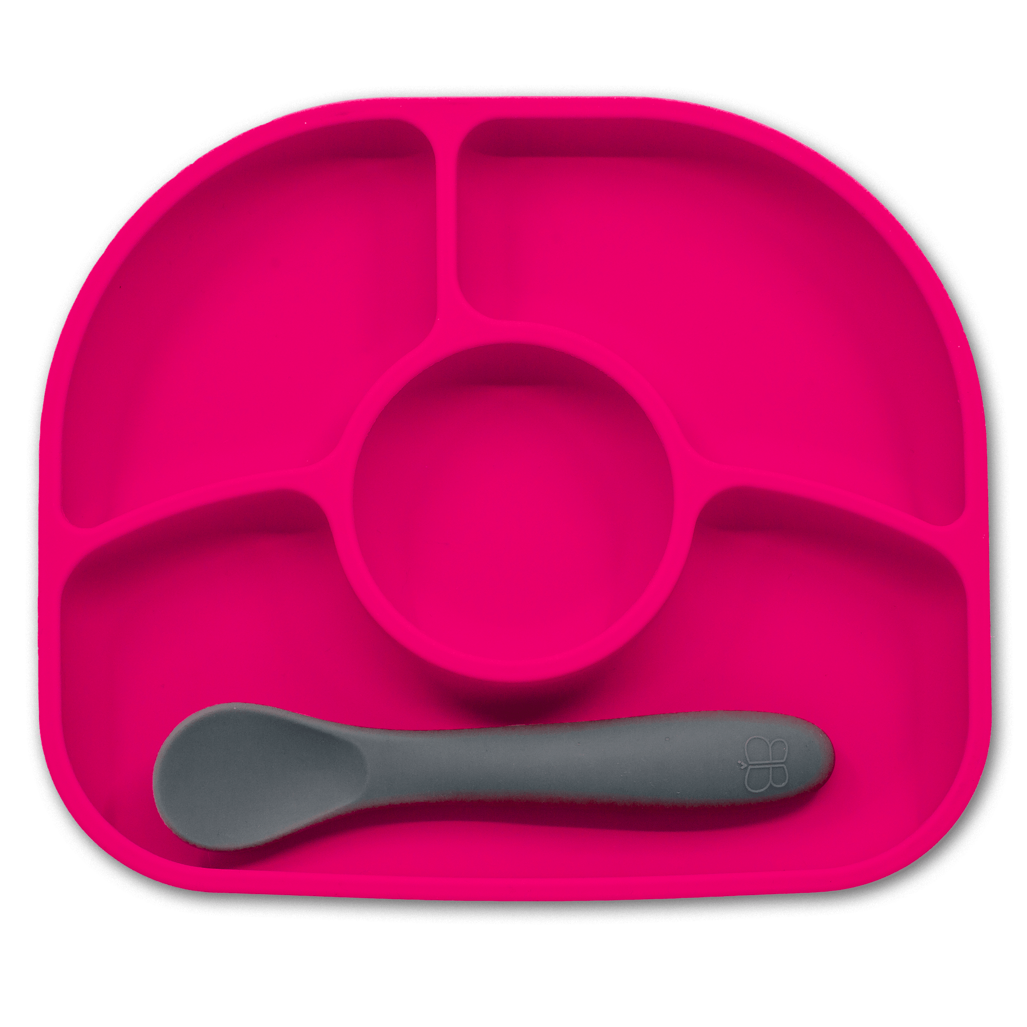 bbluv - Yumi: Silicone Suction Plate and Spoon Set for the Baby