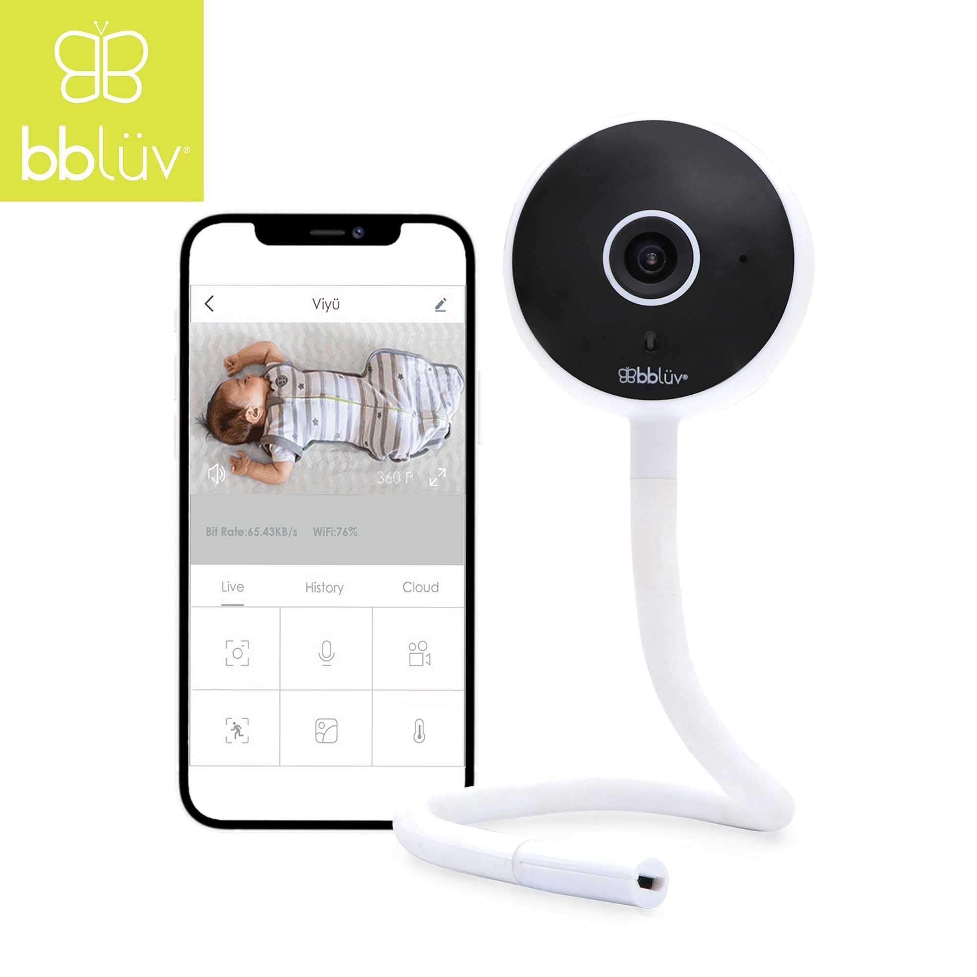 bbluv - Viyu: Smart WIFI Camera Baby monitor HD1080P, 2 Way Talk, mobile APP, Thermo & Humidity Night Vision