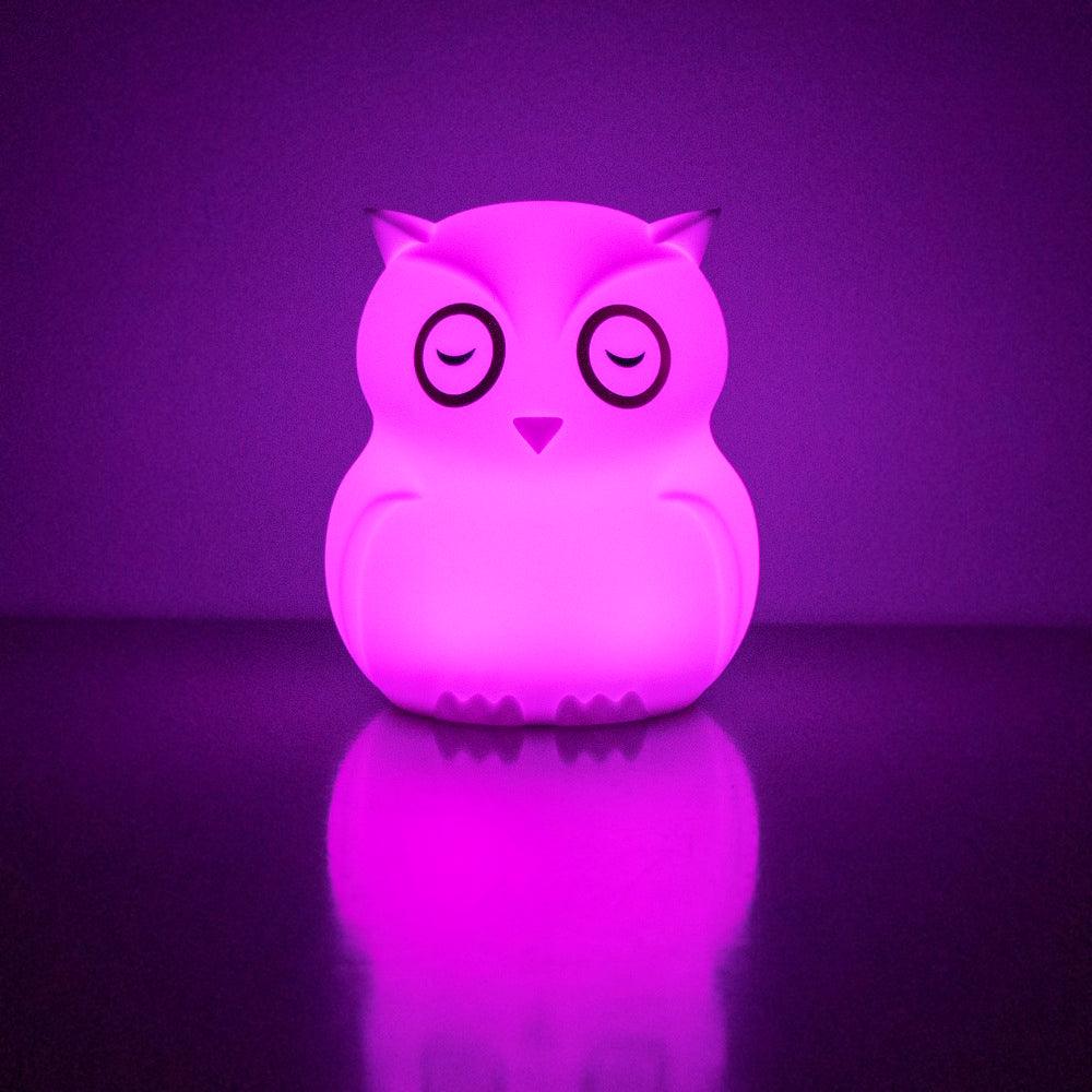 bbluv Hibu: The Portable Baby Night Light, Silicon Soft Bedside Lamp color changing remote control